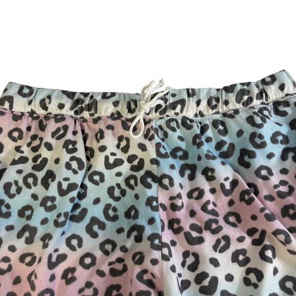 KIKIT 5114C Ombre Leopard Jogger Pajama Pants XL Brushed Knit - Picture 9 of 9